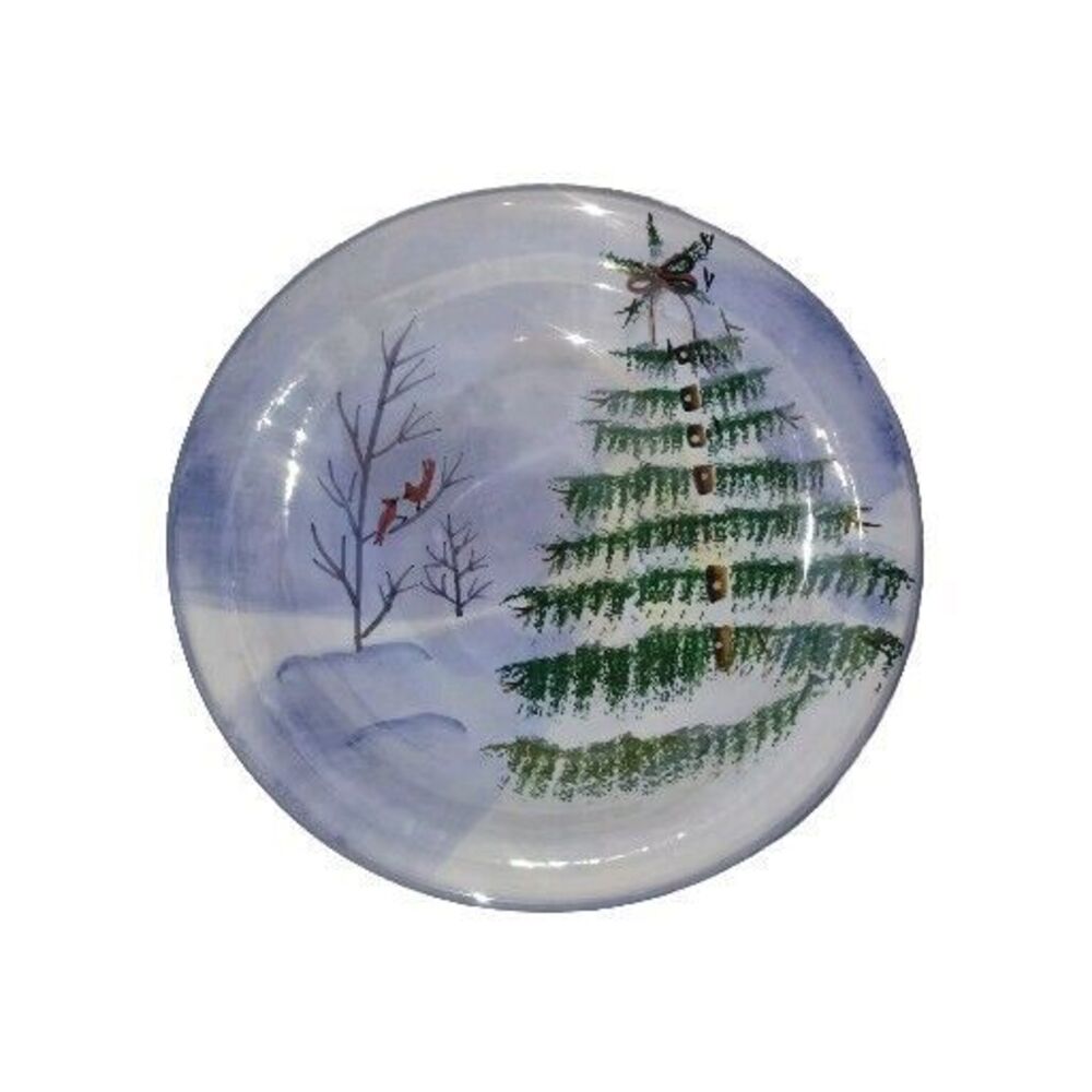 Christmas‎ Soup Bowls Set Of 4 Iridescent  Jay Import